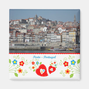 Aimant Portugal en photos - Porto vue ville sur la riviè