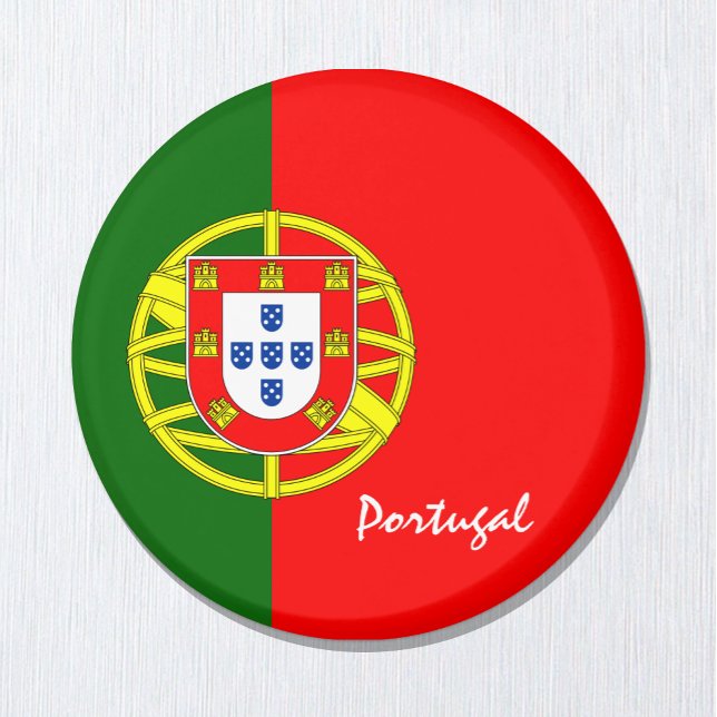 Aimant Portuguese flag & Portugal - travel/sports fans (Créateur téléchargé)