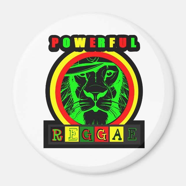 Aimant Porwerful Reggae  (Devant)