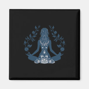 Aimant Pose de yoga relaxante