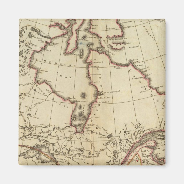 Aimant Possessions britanniques en Amérique du Nord (Devant)