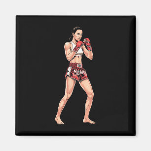 Aimant Poste de Muay Thai Comt Sports Un fan de kickboxin