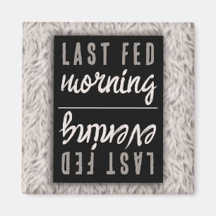 Aimant Poster de animal alimentaire pour animaux de compa