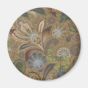 Aimant Poster de animal Paisley Motif