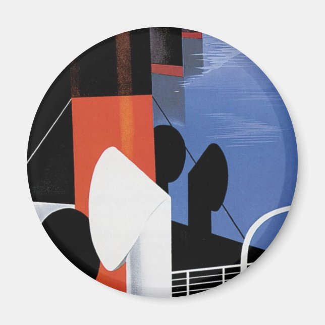 Aimant Poster de Marseille (Devant)