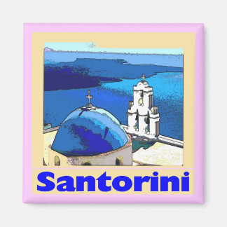 Aimant Poster de Santorin