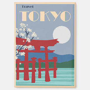 Aimant Poster de voyage Tokyo