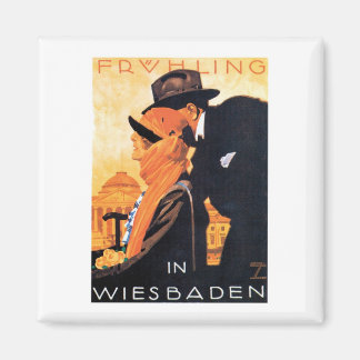 Aimant Poster de voyage Wiesbaden