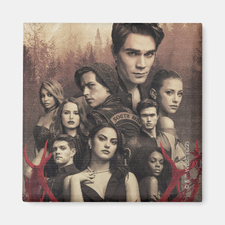 Aimant Poster du crâne de cerfs de Riverdale
