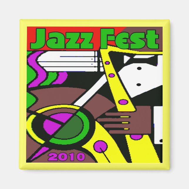 Aimant Poster du Festival de Jazz 2010 (Devant)