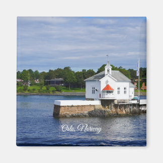 Aimant Poster du fjord d'Oslo, Norvège