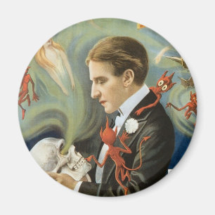 Aimant Poster Magique vintage, Thurston, Le Grand Magicie