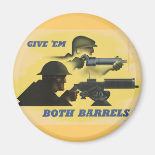Aimant Poster patriotique 2ème guerre mondiale