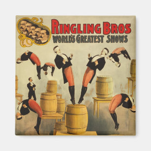 Aimant Poster vintage Circus Sideshow