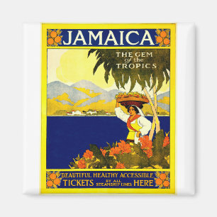 Aimant Poster vintage Jamaica Travel