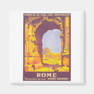 Aimant Poster vintage Rome Travel