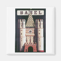 Poster Vintage voyage de Bâle