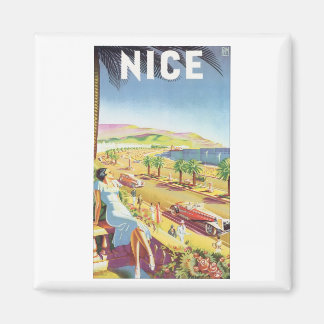 Aimant Poster Vintage voyage Nice