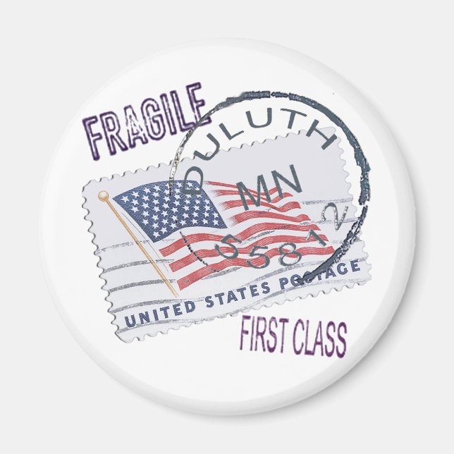 Aimant Postmark Duluth 55812 (Devant)