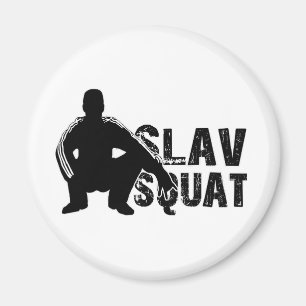 Aimant Posture accroupie de Slave