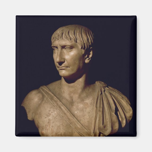 Aimant Pot de portrait de l'empereur Trajan (Devant)