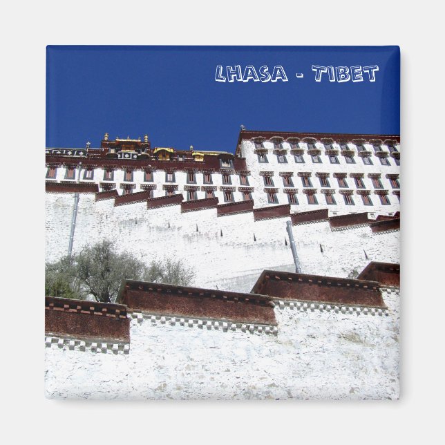 Aimant Potala Palace, Lhassa - Tibet (Frigo Magnet) (Devant)