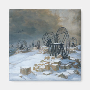 Aimant Pots à Gentilly dans la neige, 1879