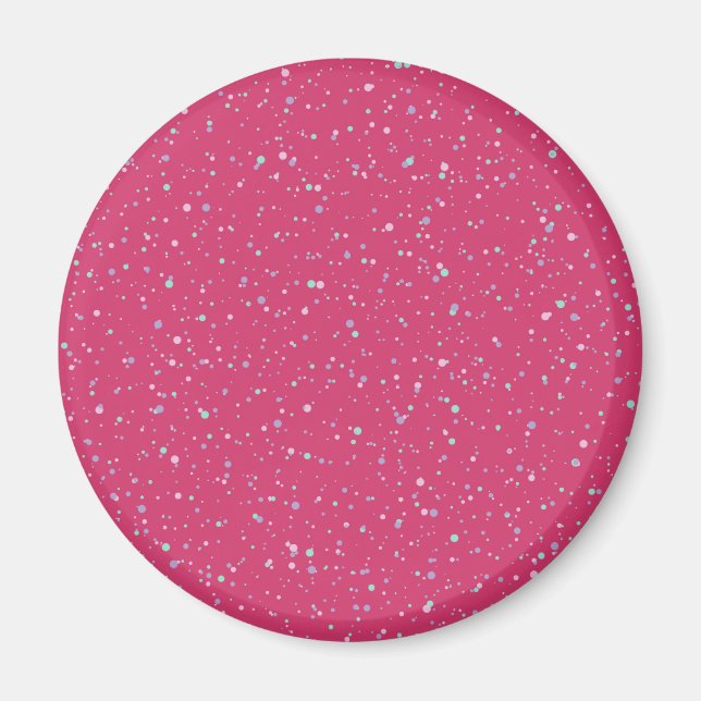 Aimant Pots de peinture Pastel Raspberry Pink (Devant)
