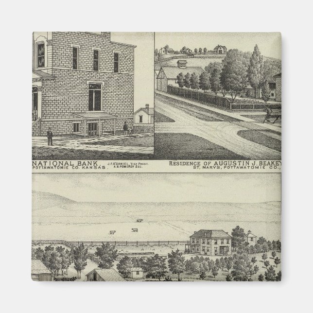 Aimant Pottawatomie, Kansas (Devant)