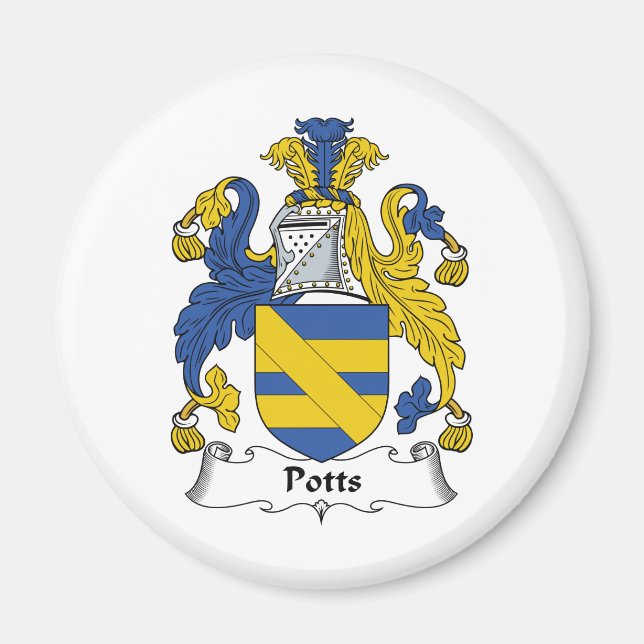 Aimant Potts Famille Crest (Devant)