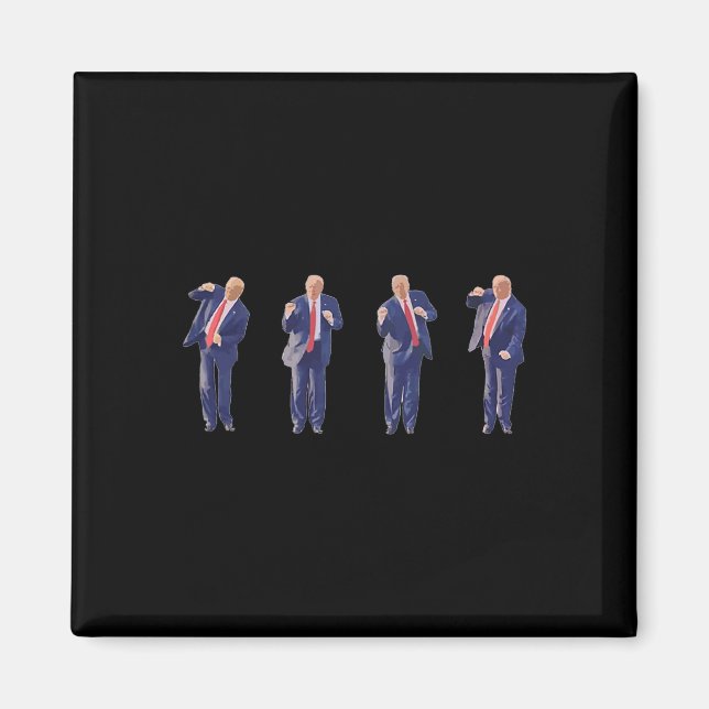 Aimant Potus 45 Président de la danse Donald Trump 47e av (Devant)