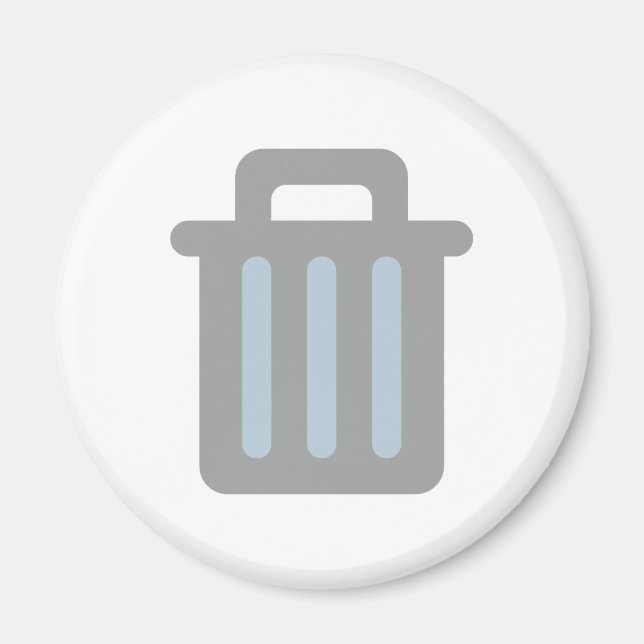 Aimant Poubelle trash (Devant)