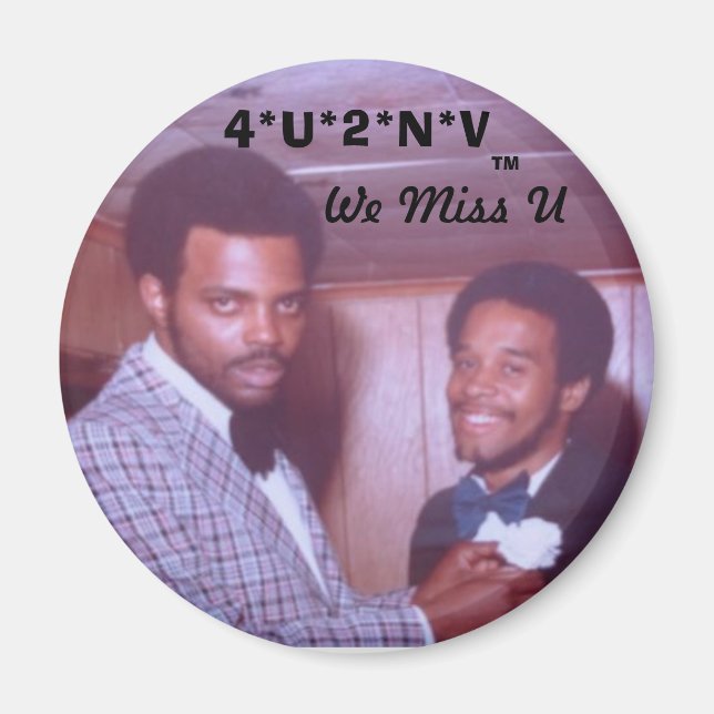 Aimant Pouddin, 4*U*2*N*V, TM, We Miss U (Devant)