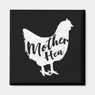 Aimant Poule mère bonne fête des mères cadeau de poulet m