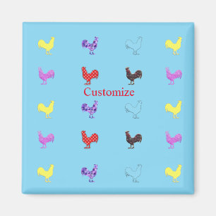 Aimant Poules de poulet Thunder_Cove
