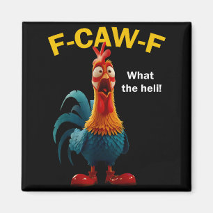 Aimant Poulet F-caw-f Quel Heli F-caw-f
