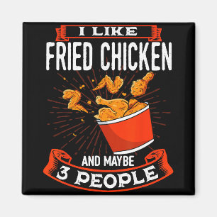 Aimant Poulet Frit Amoureux de la Nourriture Cuisine Rest