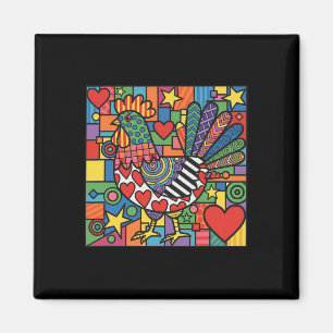 Aimant Poulet funky