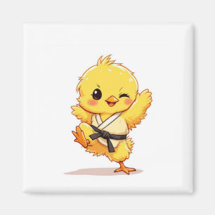 Aimant Poulet Karaté