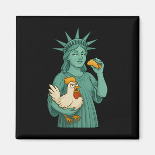 Aimant Poulet Taco Statue de la Liberté Trump Toujours Ch