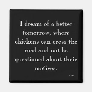 Aimant Poulet traversant l'aimant de la motivation