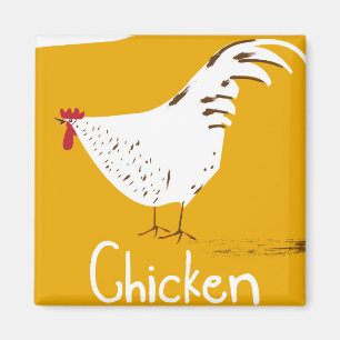 Aimant Poulet Vintage