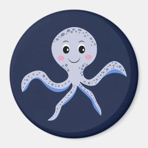 Aimant Poulpe sous la mer motif pour enfants