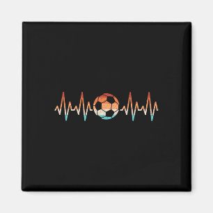 Aimant Pouls de footballeur rétro Hommes Femmes Enfant