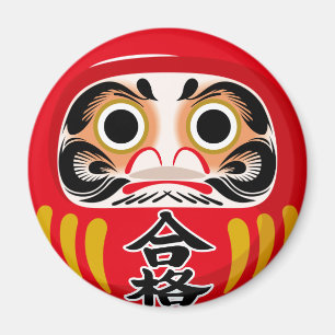Aimant Poupée Daruma (charme traditionnel japonais de cha