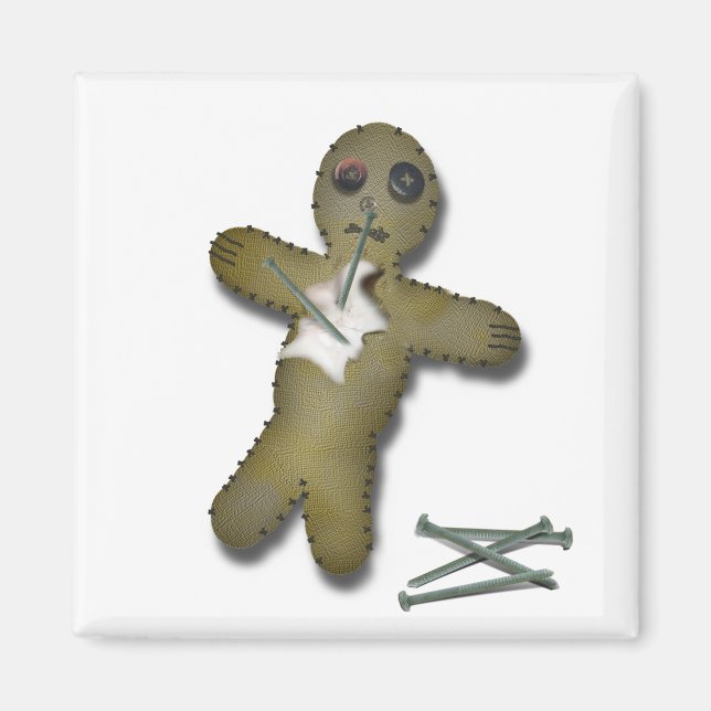 Aimant Poupée Voo Doo - Interactive (Devant)