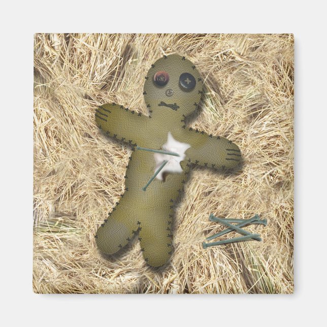 Aimant Poupée Voo Doo - Interactive (Déplacer les broches (Devant)