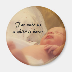 Aimant Pour à nous un enfant est né !