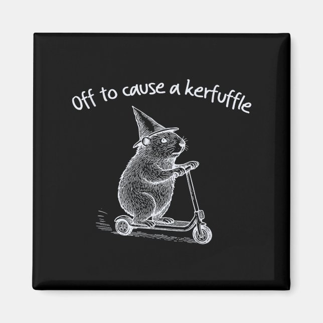 Aimant Pour causer une agitation Funny Hamster Scooter Gr (Devant)