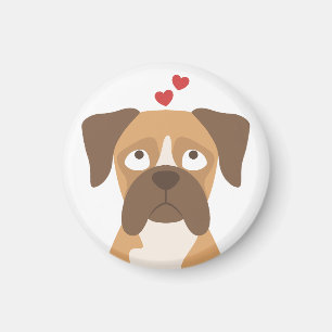 Aimant pour chien Boxer, Cadeau pour chien Boxer,